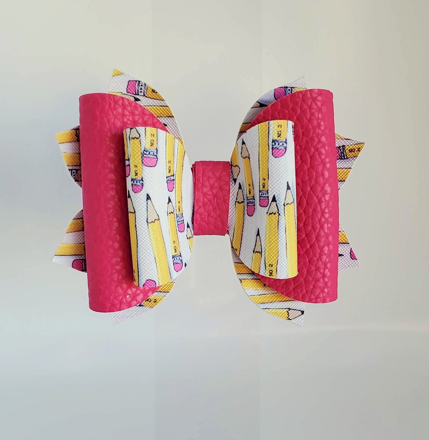 Back to School Pencil 4" Bow