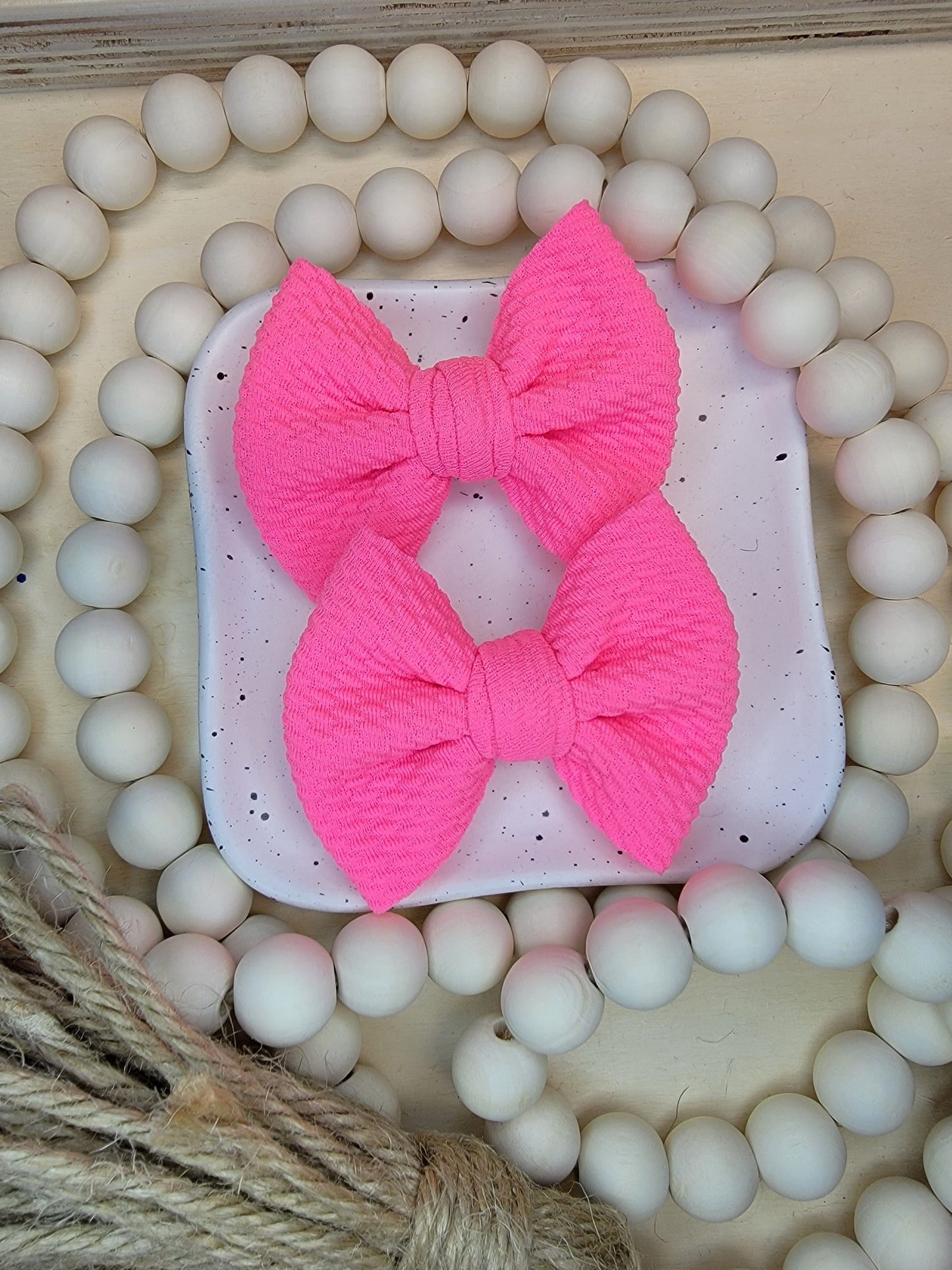 FRUITY-Bullet Fabric Mini Bow