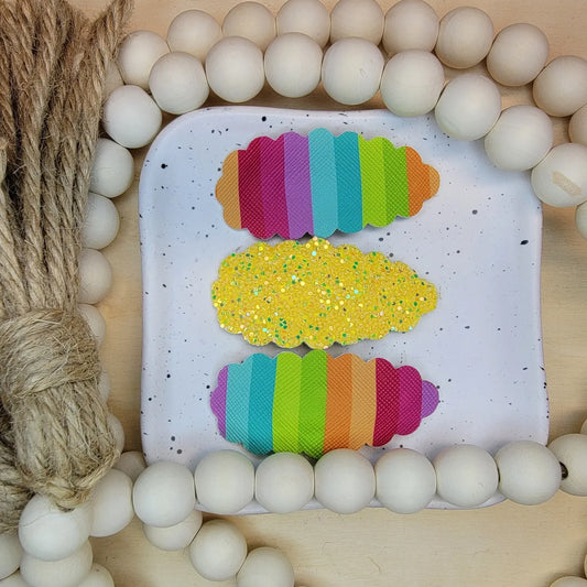 Rainbow Bright Snap Clip