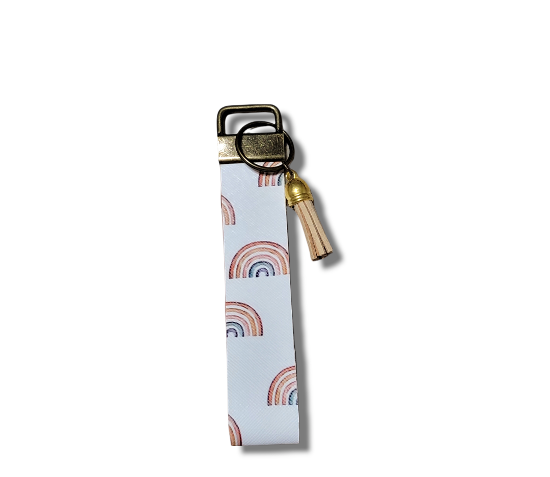 Caramel Wristlet keychain