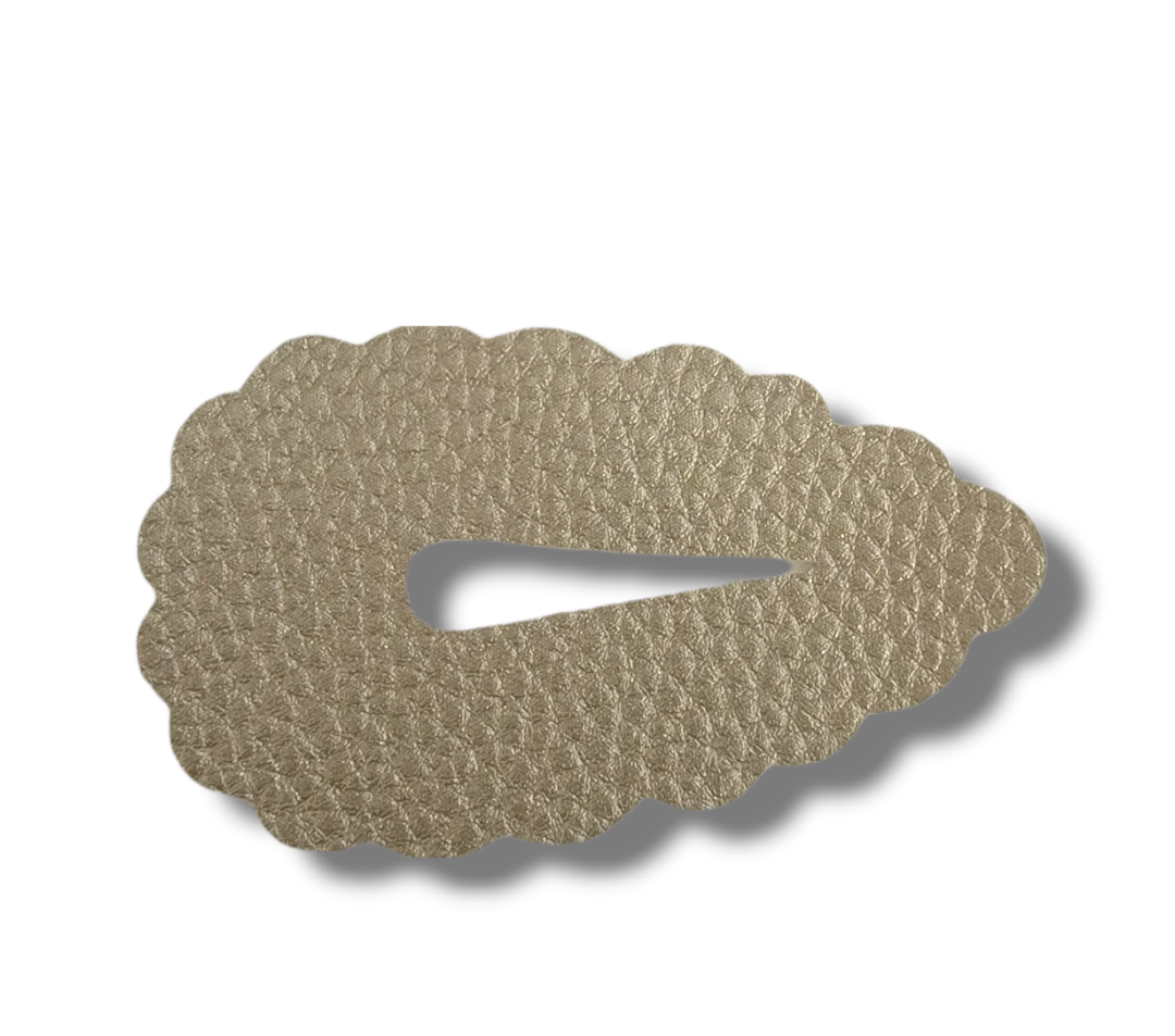 Metallic Gold 3" Snap Clip