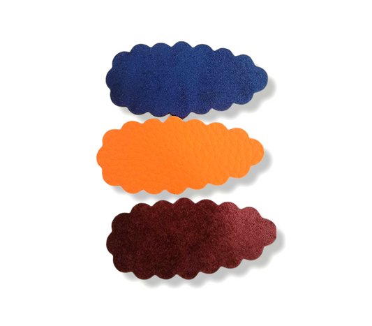 Warm Colors 2.5" Snap Clip Set