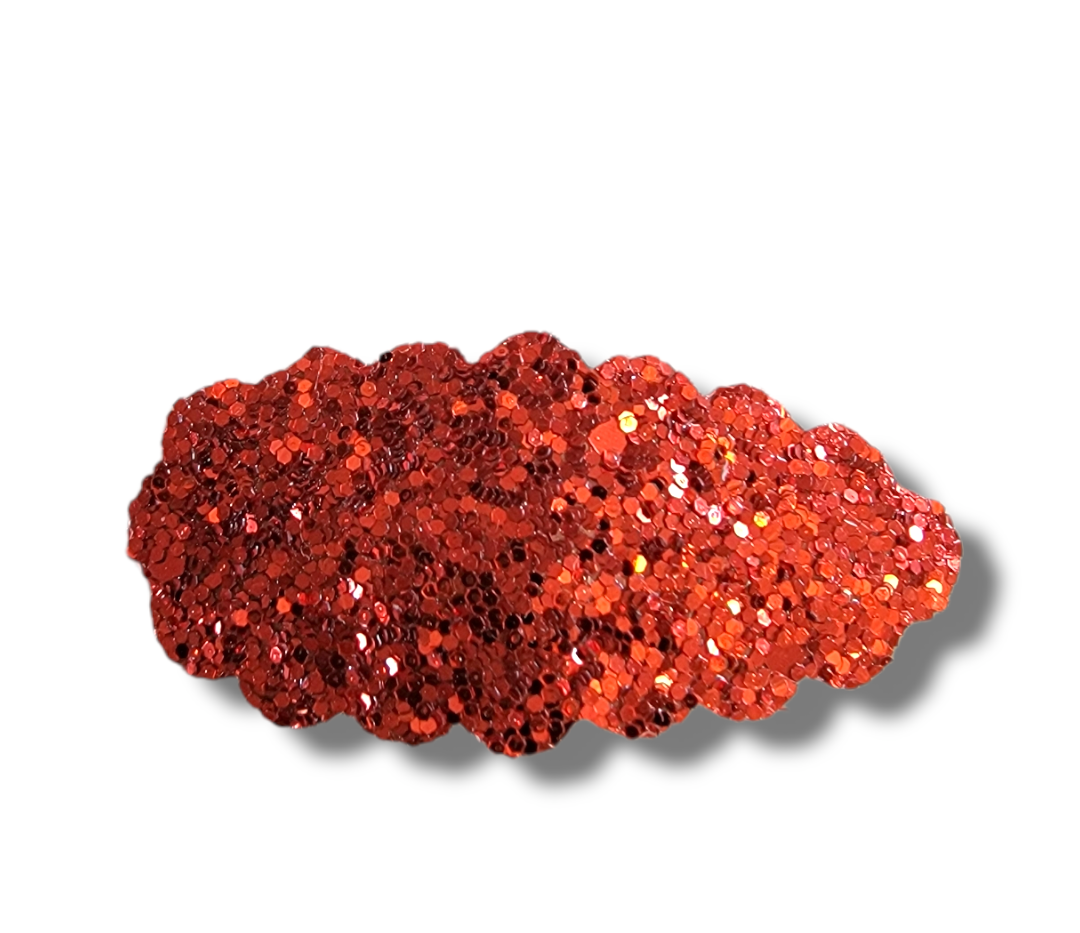 Glitter & Metallic Single Snap Clips