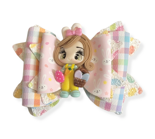 Easter Basket Girl Bow