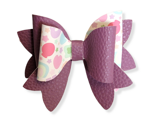 Purple Lucky Bow