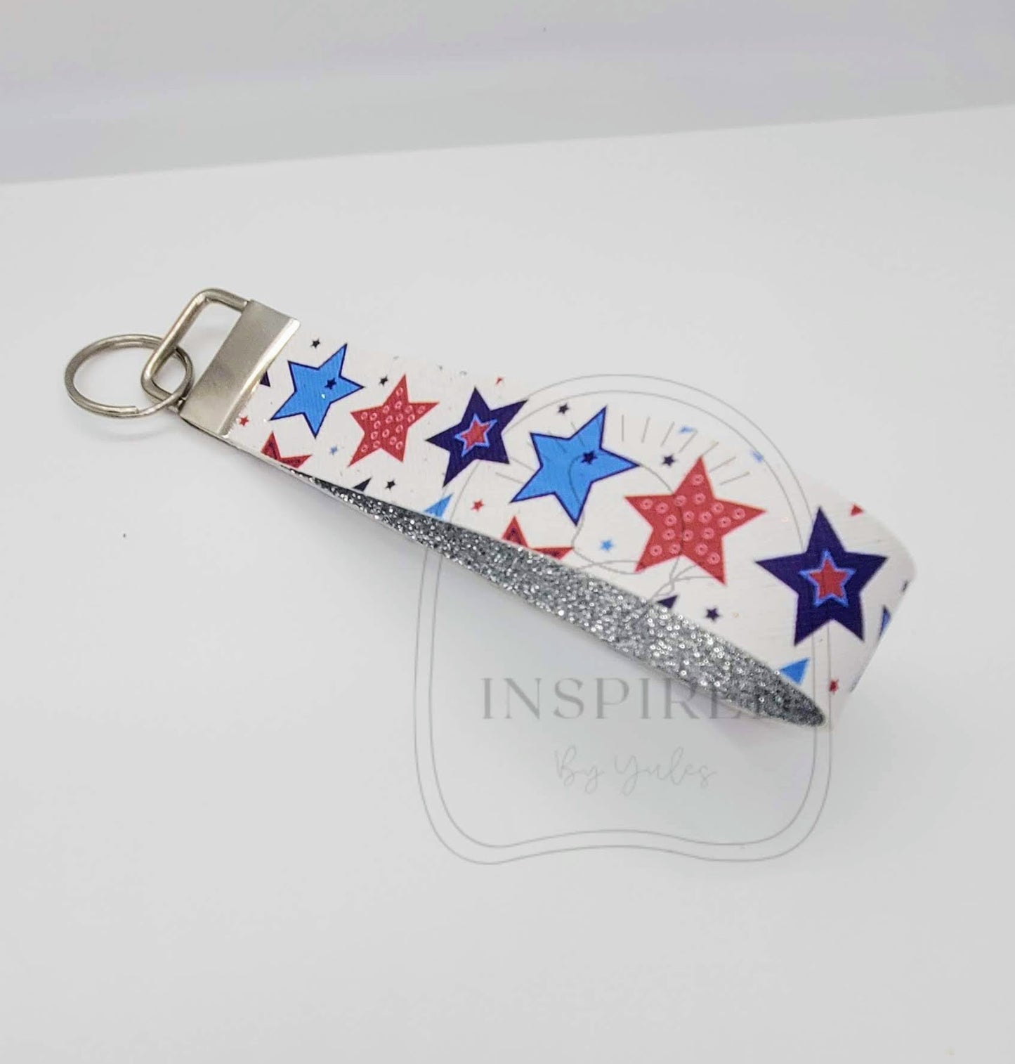 Red White & Blue Wristlet