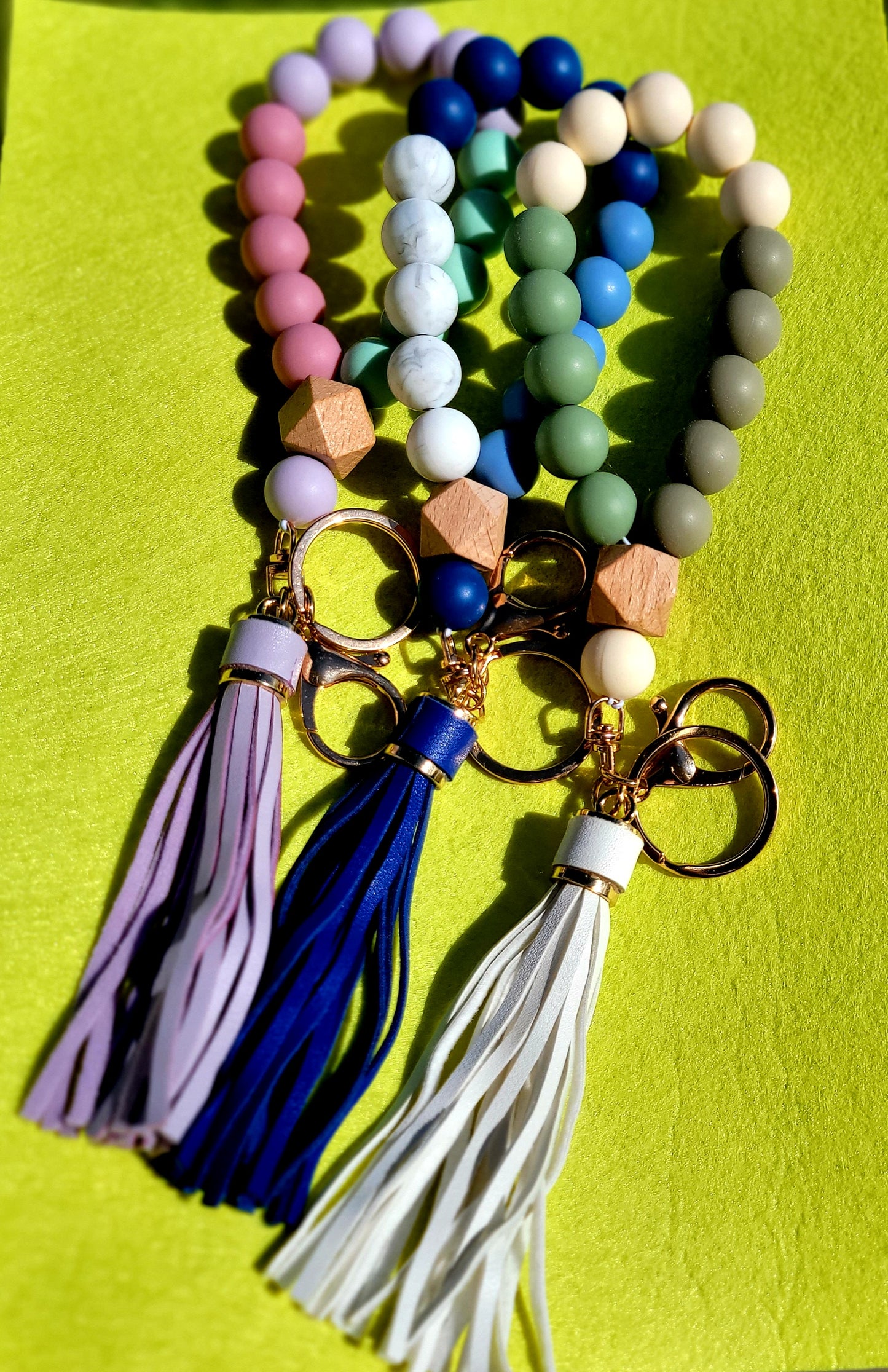 Silicone Wristlet Keychain