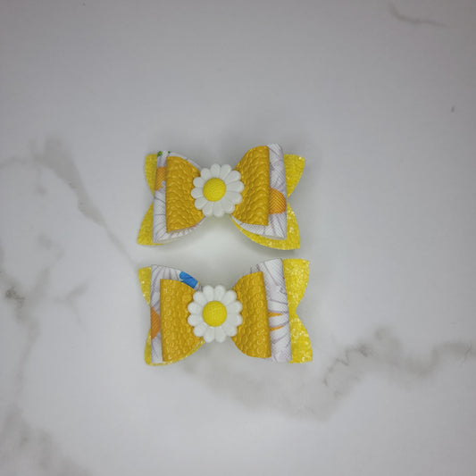 Daisies Hair Clip Set