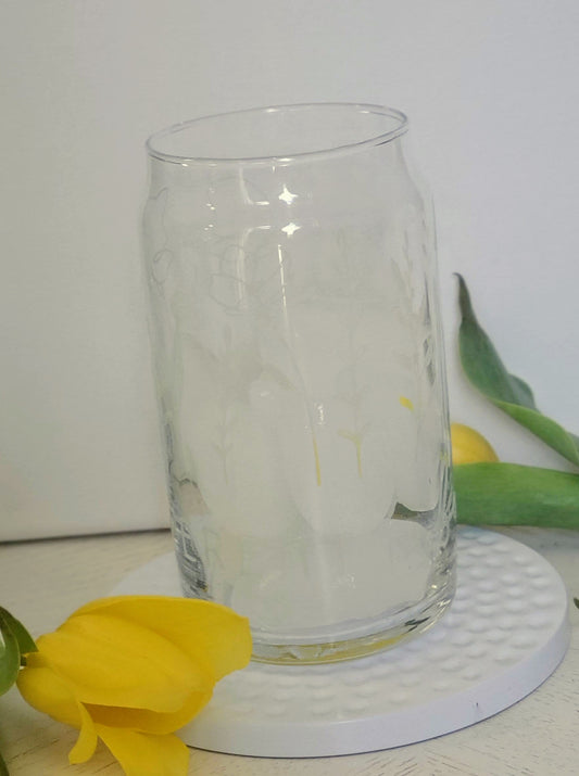 Different Is Beautiful Beer Can Color Changing Glass 16OZ (Yellow-Cold)