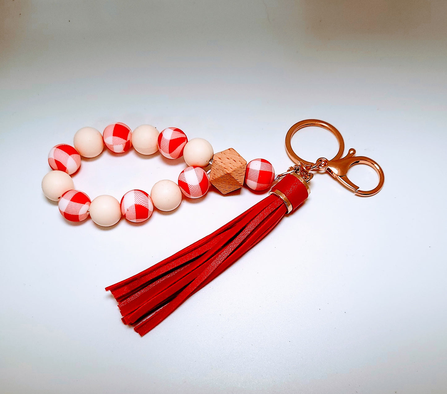 SILICONE WRISTLET KEYCHAIN