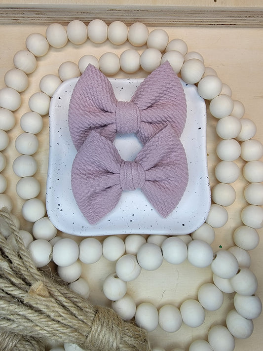 LIGHT MALBEC Buffet Fabric Mini Bow Set