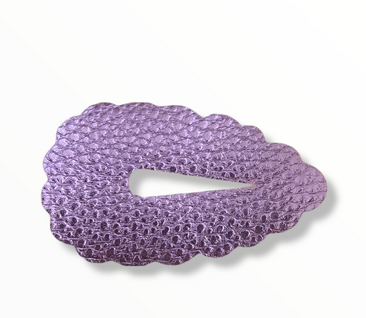 Metallic Purple 3" Snap Clip