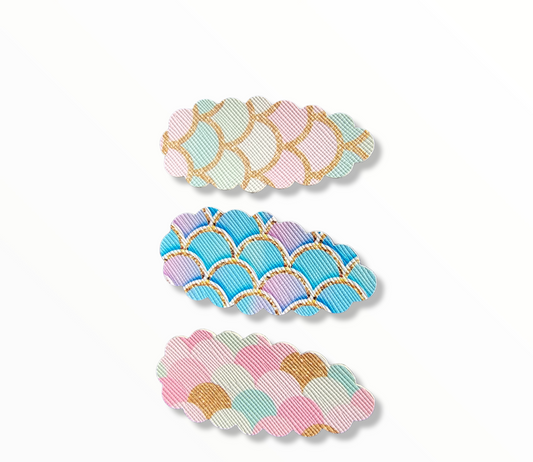 Single Mermaid 2.5" Snap Clip