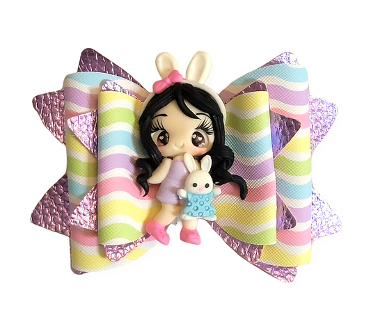 Metallic Bunny Girl Bow