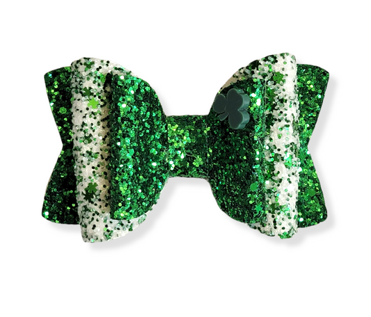 Lucky Shamrocks  Bow