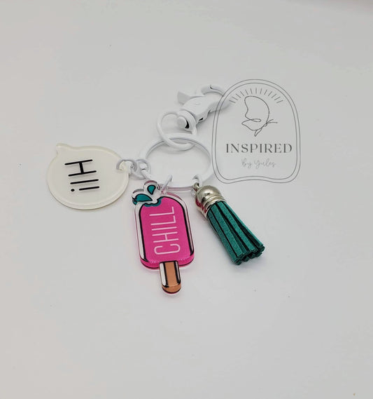 HI CHILL POP KEYCHAIN