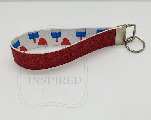 FIRECRACKER RED WRISLET KEYCHAIN