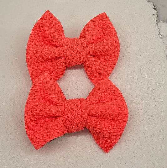 Sunset-Bullet Fabric Mini Bow Set